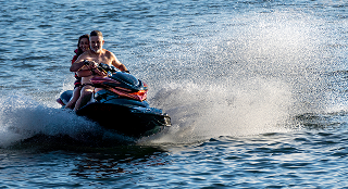 Jet ski riders